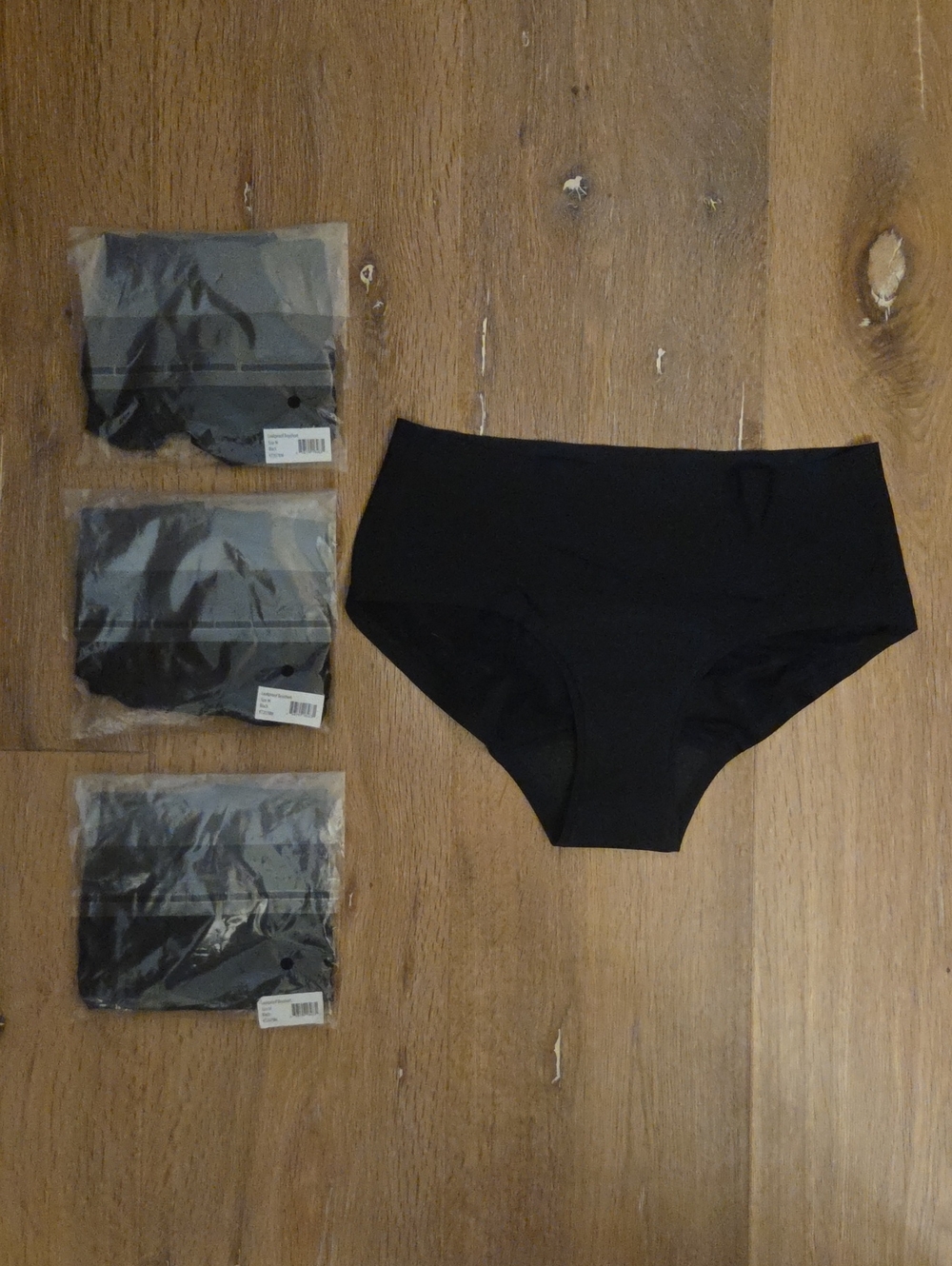 NWT 4 Pair KT By Knix Leak Proof Boyshort Black Period Underwear Teen M